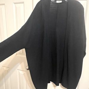 NWOT Cardigan from Europe, size Large, navy blue